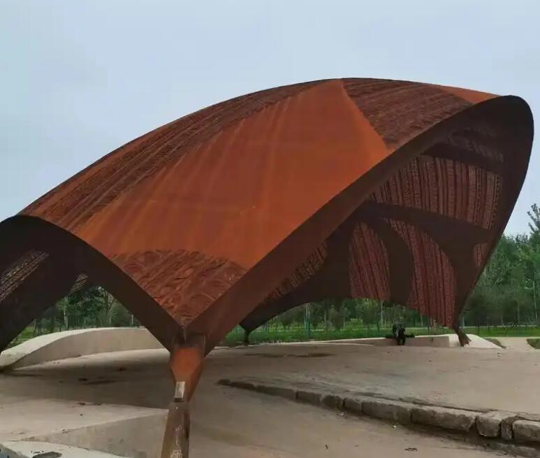 洛扎耐候钢幕墙案例